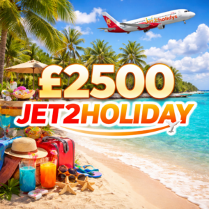 £2500 Jet2Holiday Giftcard